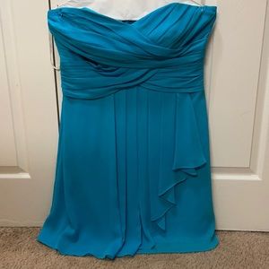 David’s Bridal Short Bridesmaids Dress Malibu